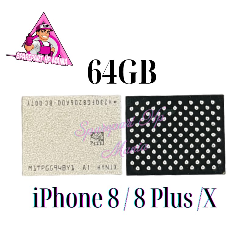 IC NAND FLASH IP 8G 8 PLUS X 64GB 32GB ORIGINAL NEW 64 128 GB