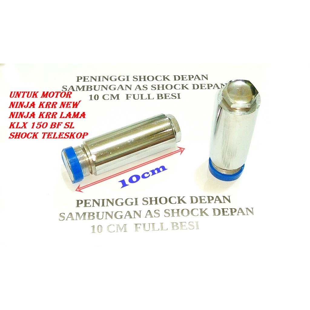 PENINGGI SHOCK DTRACKER-KLX 150 USD SAMBUNGAN SHOCK DEPAN BELAKANG KLX DTRACKER UNTUK SHOCKL UP SIDE DOWN