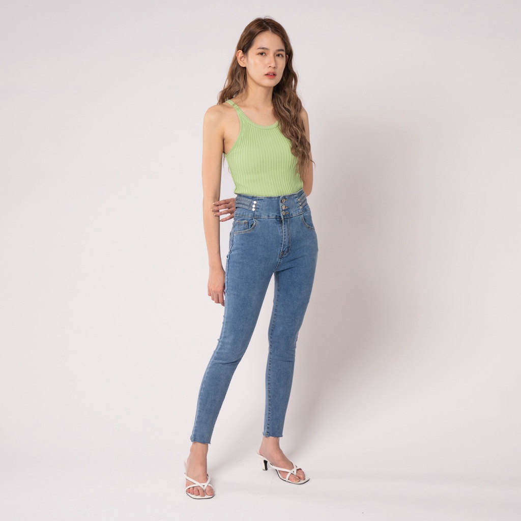 VIERLIN - Jeans 1130 1131 - HIGH WAIST SKINNY JEANS