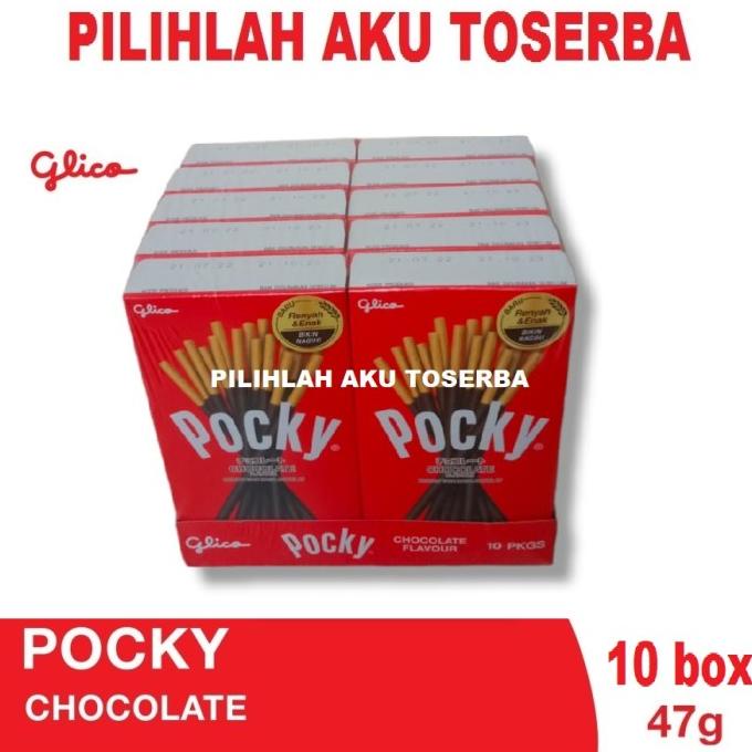 

Glico Pocky REGULAR PACK CHOCOLATE / COKELAT - (HARGA PER 10 BOX)