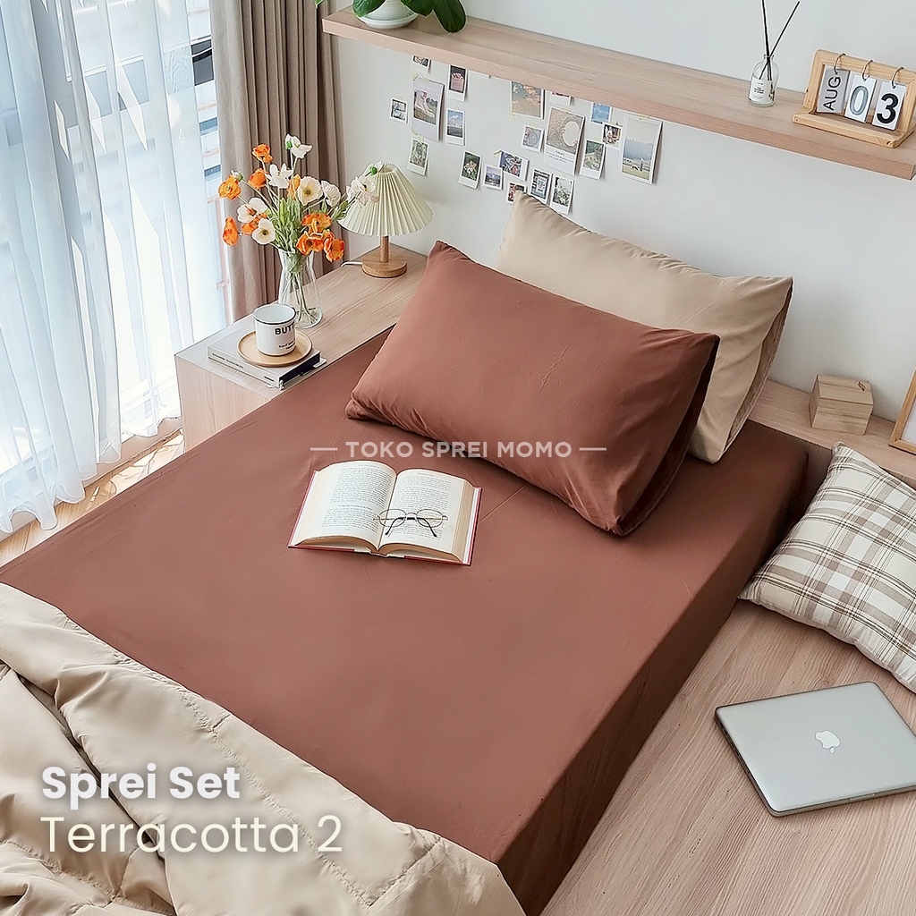 Sprei Set Microtex Polos Seri 01 - Ukuran 100 x 200