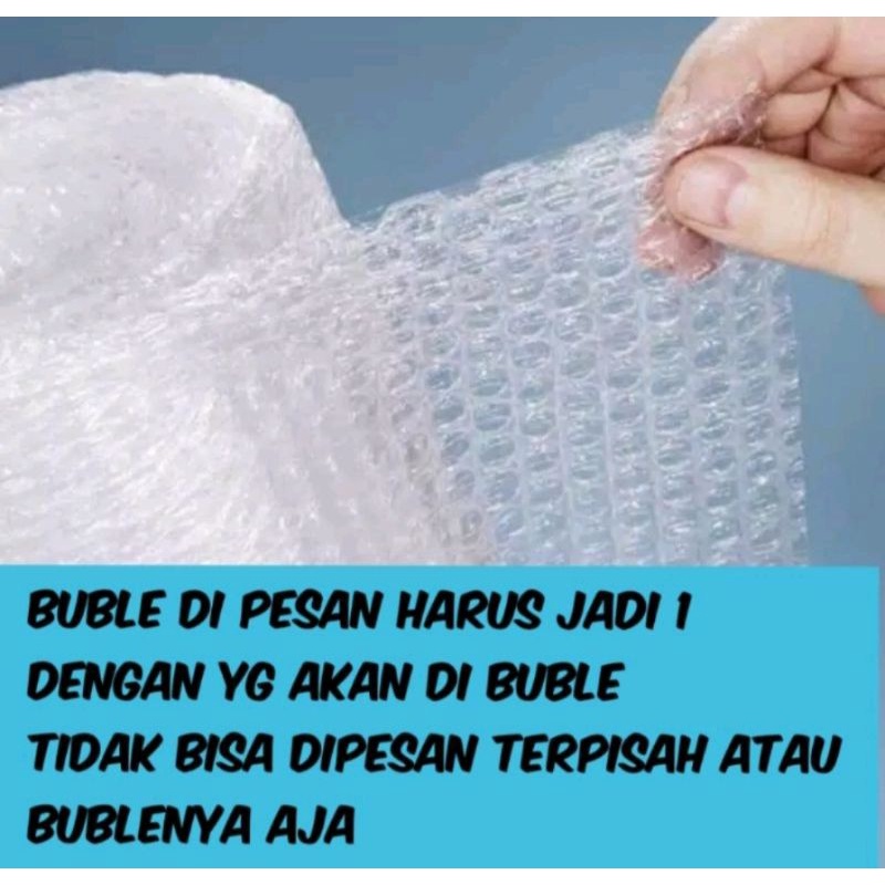 

BUBBLE WRAP TAMBAHAN UNTUK EXTRA PACKING AMAN