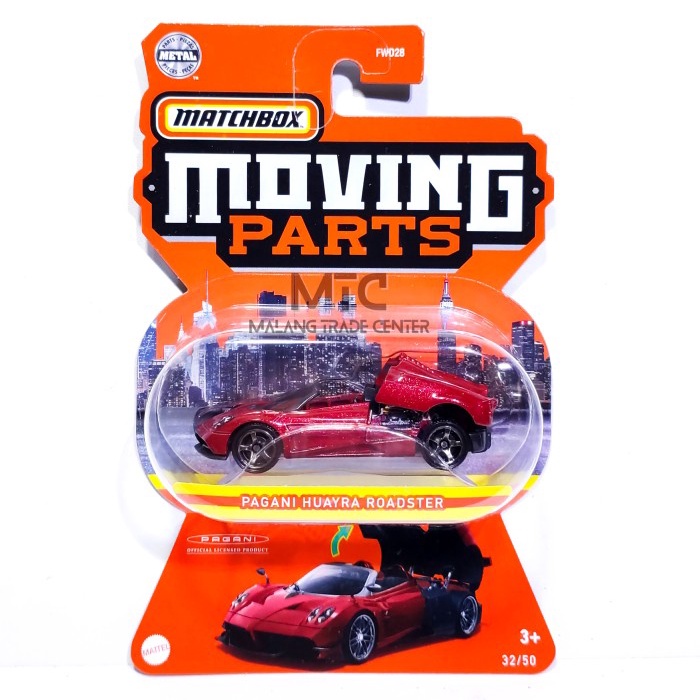 Matchbox Moving Parts Pagani Huayra Roadster