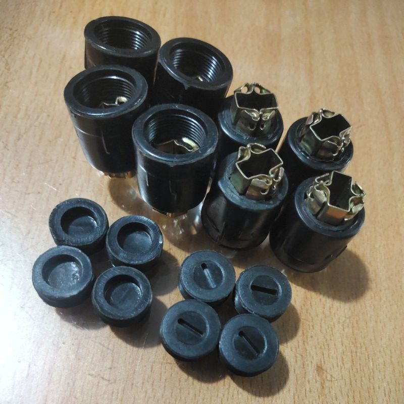 HEAVY DUTY ☑️ 1 Set Dudukan Kol & Tutup NICO 303 | CB Carbon Brush Holder Rumah Bostel Arang Karbon 