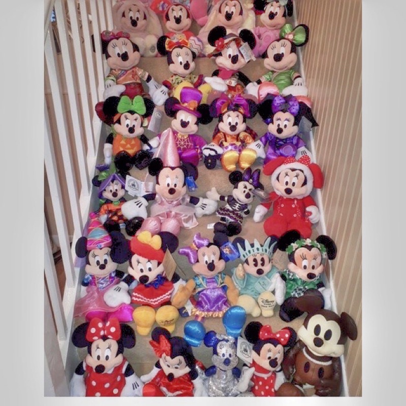 gantungan kunci boneka mickey mouse tokyo disney/ ganci mickey dan minnie mouse