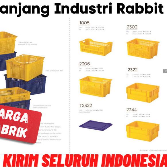 

Keranjang Plastik industri Keranjang Plastik Box Container Rabbit