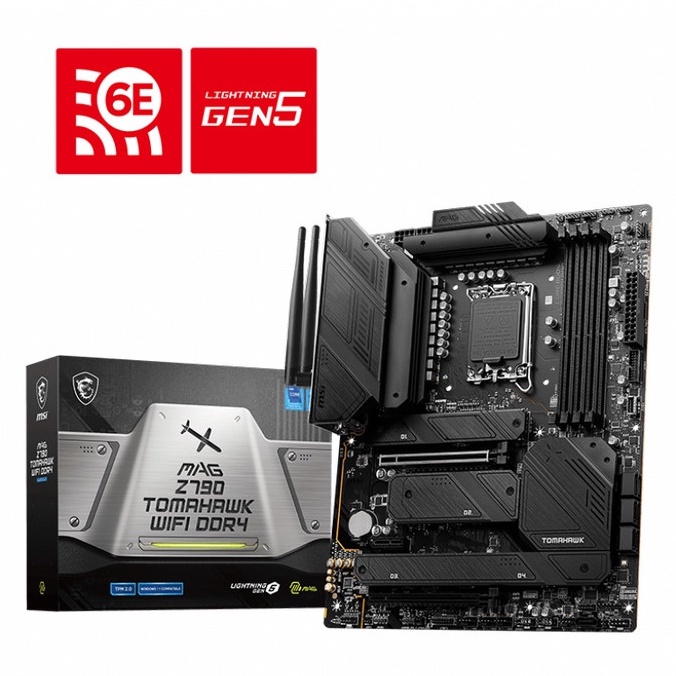 MOTHERBOARD MSI MAG Z790 TOMAHAWK WIFI DDR4 - MOBO Z790 INTEL LGA1700