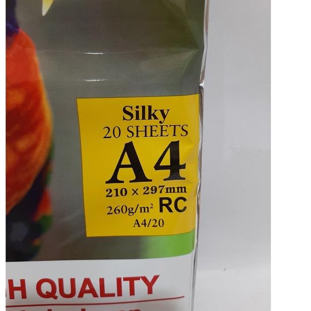 

Kertas Photo/Photo Paper Silky Spectra color A4 /210x297mm/260g