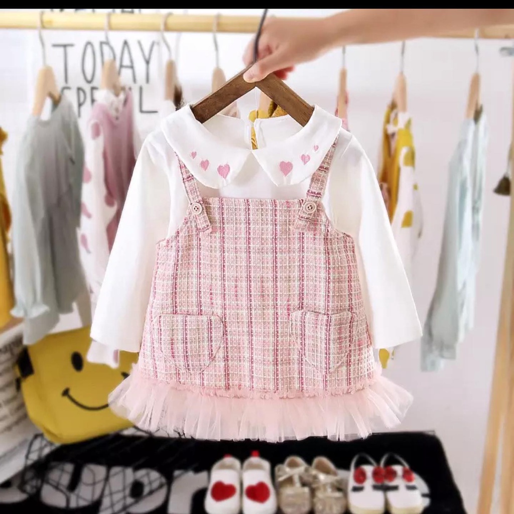 ASLI IMPORT DRESS flolinda pesta kondangan mewah party anak bayi impor perempuan cewek lovelyn