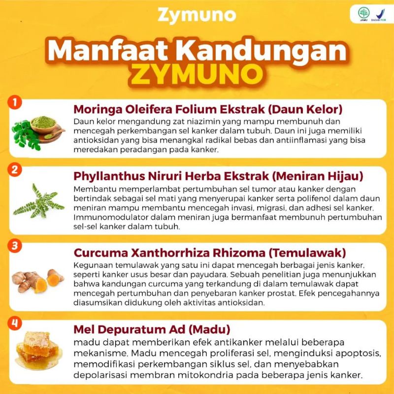 Zymuno Madu Herbal Imunitas