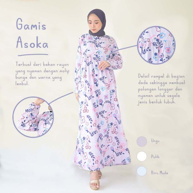 Gamis wanita/Rilley/sp/Homewear