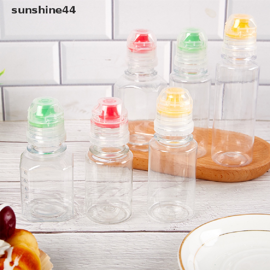 Sunshine 1Pc Botol Saus Tomat / Kecap Portable Ukuran 50 / 60 / 80 / 100Ml