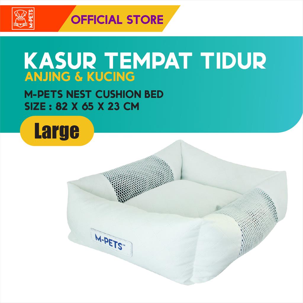M-Pets Nest Cushion Size L / Kasur Tempat Tidur Kucing Anjing
