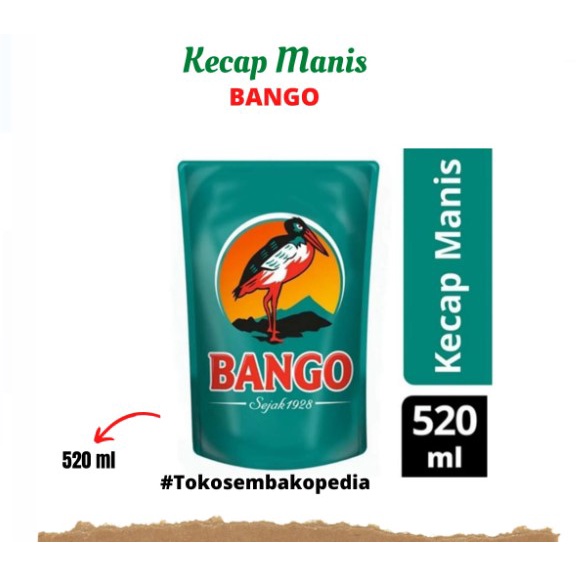 

Kecap Manis Bango Refill 520 ml