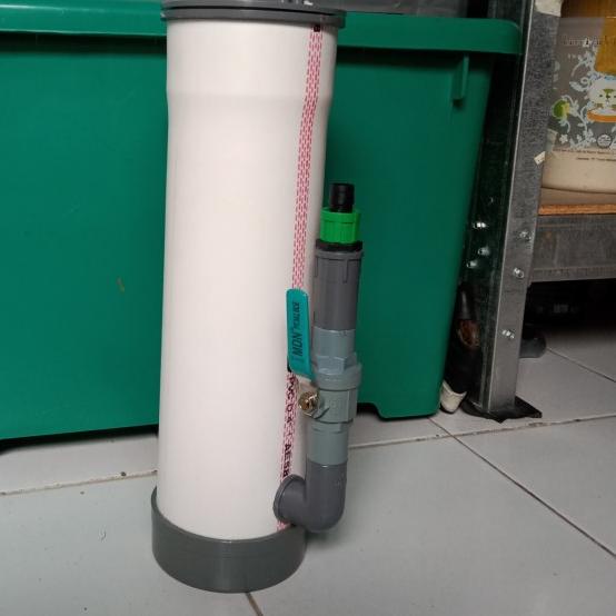 Filter Canister Diy Tabung Only - Putih