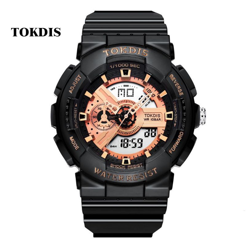 Jam Tangan Fashion TOKDIS 2086B Multifungsi Kualitas Super
