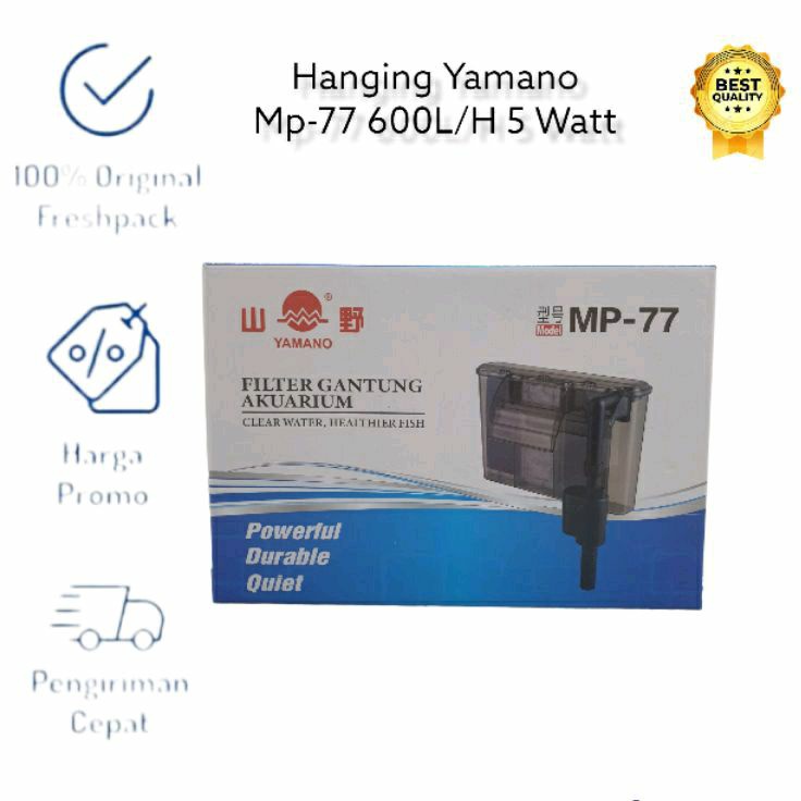 HANGING FILTER GANTUNG HANG ON AQUARIUM AQUASCAPE YAMANO MP 77 MP77