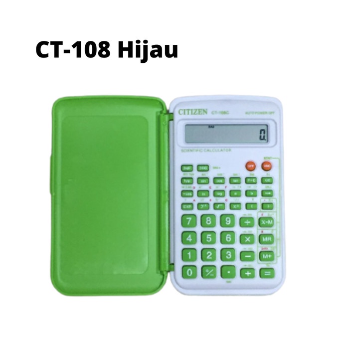 

Calculate Citizen Ct-108 Calculator - Kalkulator Scientific 10 Digits