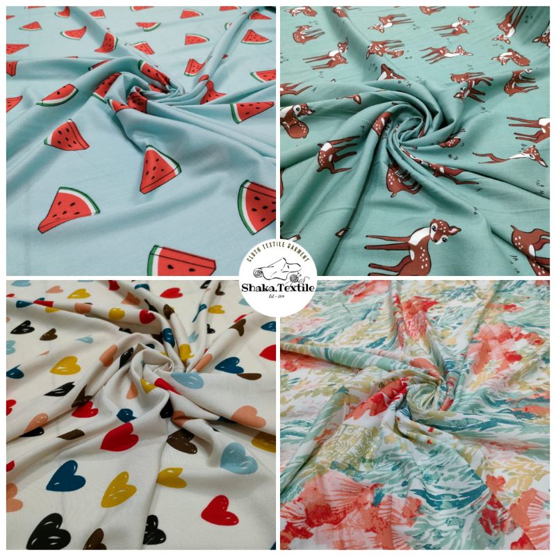 KAIN KATUN RAYON VISCOSE UNIQLO PREMIUM