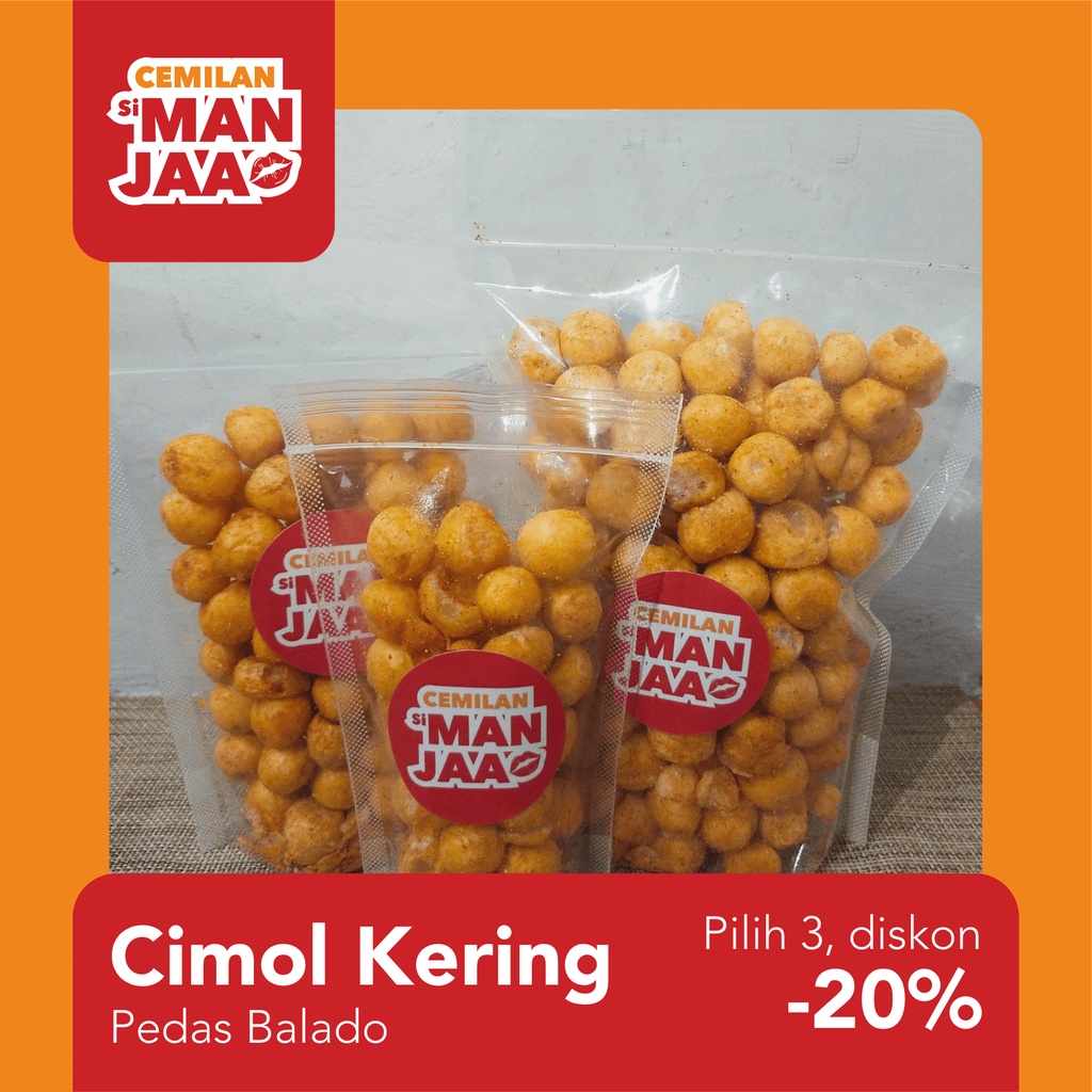 Cimol Kering Balado