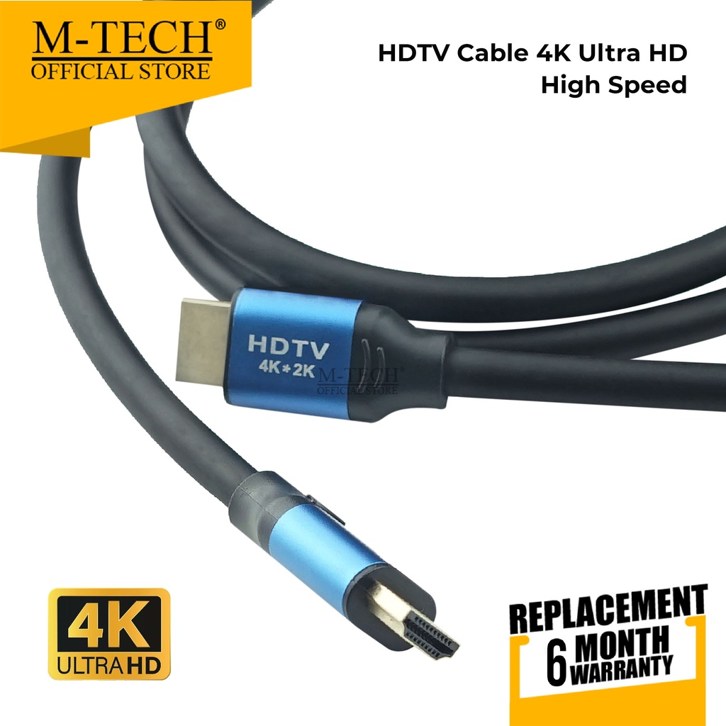 Kabel HDMI 2.0 4K Male to Male Gold Plated untuk HDTV LCD Projector