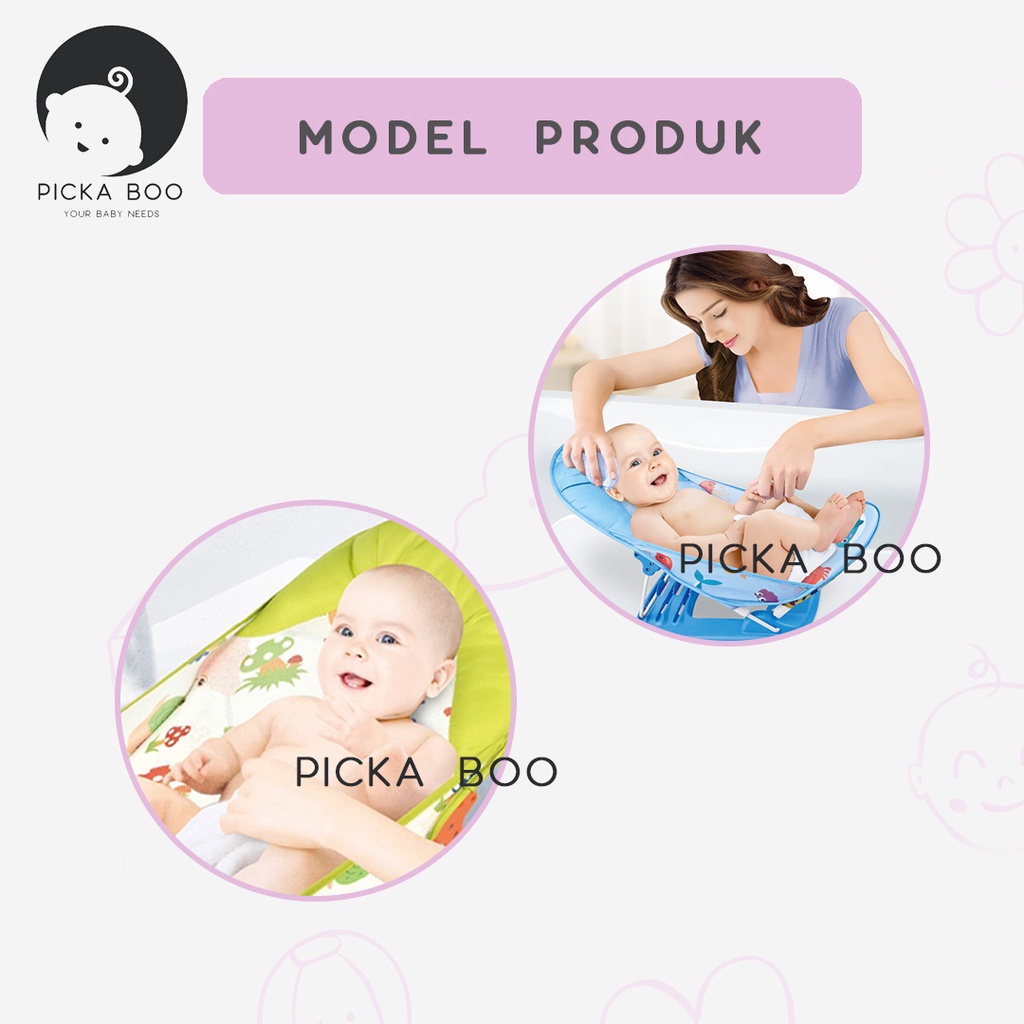 PICKA BOO Baby Bather Kursi Duduk Mandi  3 in 1 Premium