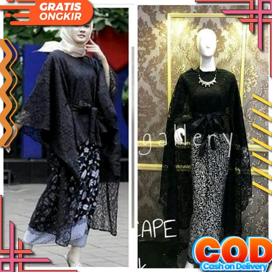 ( New Arrival ) Set Kebaya Wisuda Modern Hijab Tunik Tile Brokat Tunik Tile Busui Set Tunik Busui Fr