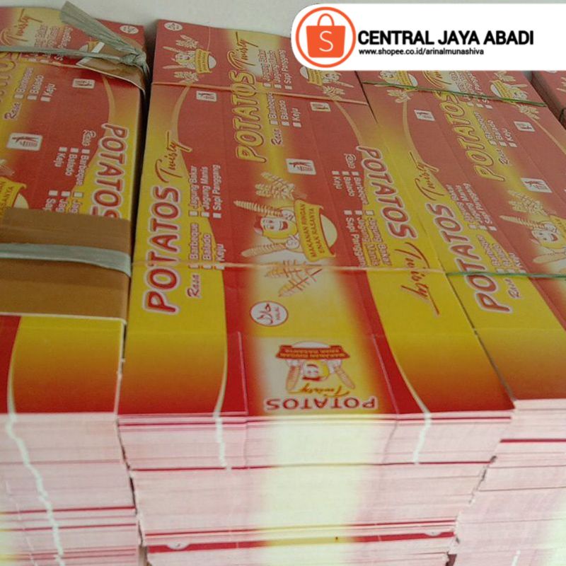 

500 LEMBAR KERTAS KENTANG ULIR KUALITAS TERBAIK BAHAN IVORY PUTIH, KOTAK KENTANG SPIRAL, KEMASAN KENTANG ULIR/SPIRAL PRODUK TERBARU