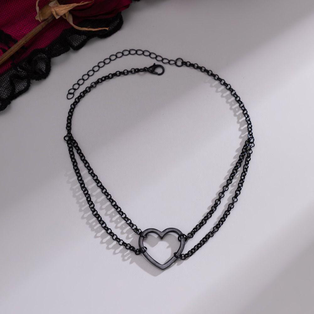 Mxbeauty Baroque Kalung Fashion Vintage All-match Y2K Rose Alloy Wanita Perhiasan Aksesoris Gaya Korea Choker