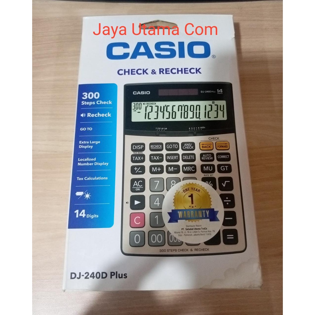 

Promo Kalkulator Casio DJ 240D Plus