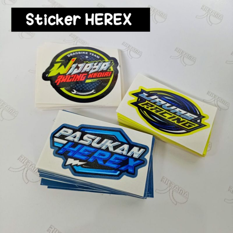 sticker printing HEREX BARU