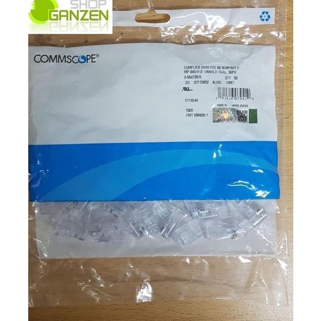 AMP Commscope Connector RJ45 Cat5 RJ-45 Cat.5e