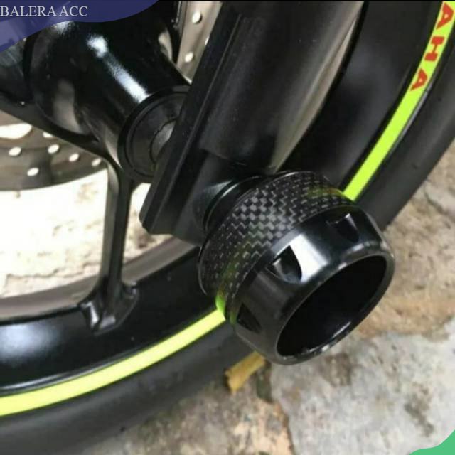 Jalu as Carbon roda depan CNC New NMAX 2020 Aerox Lexi Vario Mio Beat Universal motor