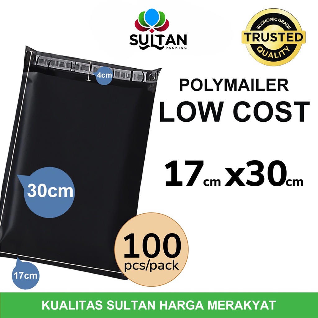 

Plastik Polymailer PACK LOW COST Amplop Polimailer HITAM 17x30RUSFET