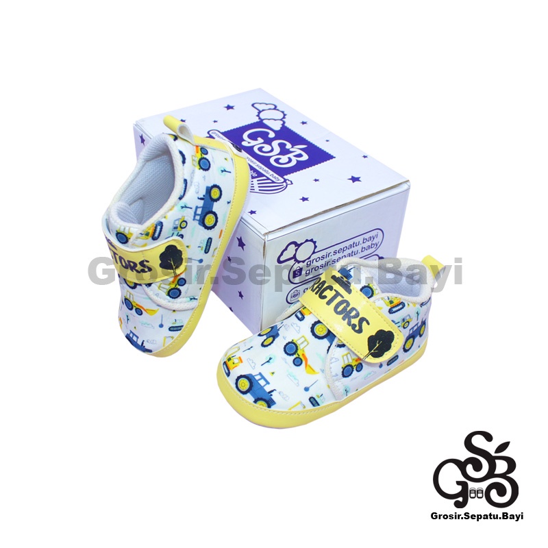 sepatu bayi baby shoes prewalker laki laki perempuan umur 2 - 12 bulan model TRUCKTOR ringan &amp; fleksibel