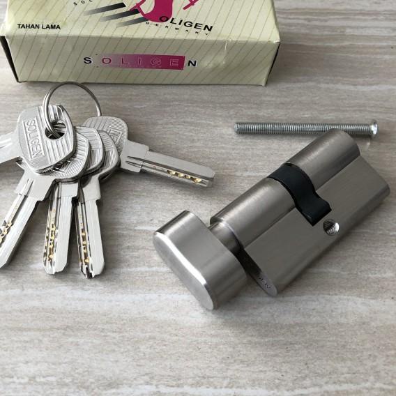 Silinder kunci knob 60 mm / SILINDER KUNCI TOILET KNOB 60 mm SOLIGEN