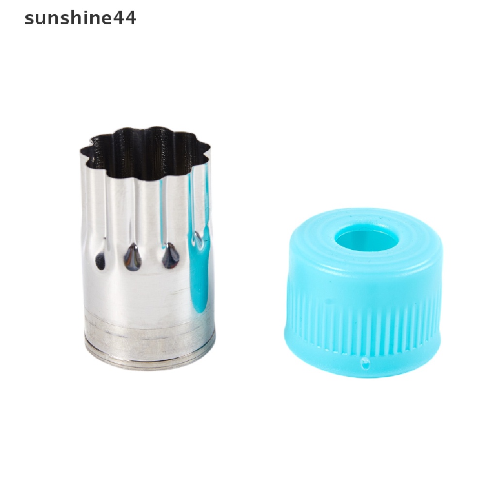 Sunshine Alat Pemotong Sayur / Buah Bahan Stainless Steel Dengan Gagang Plastik