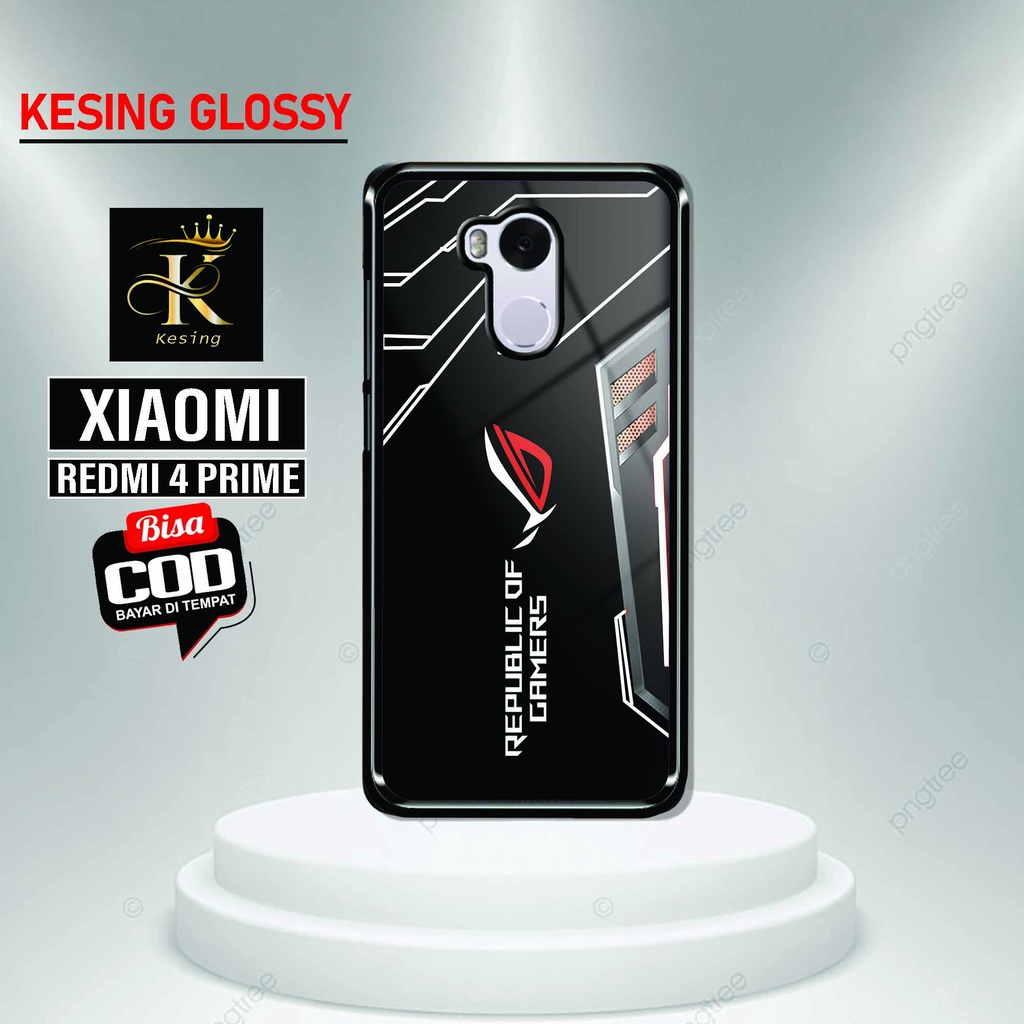 Case Redmi 4 Prime - Case Redmi 4 Prime Terbaru - Hardcase Glossy - Softcase Kaca - Case Redmi 4 Pri