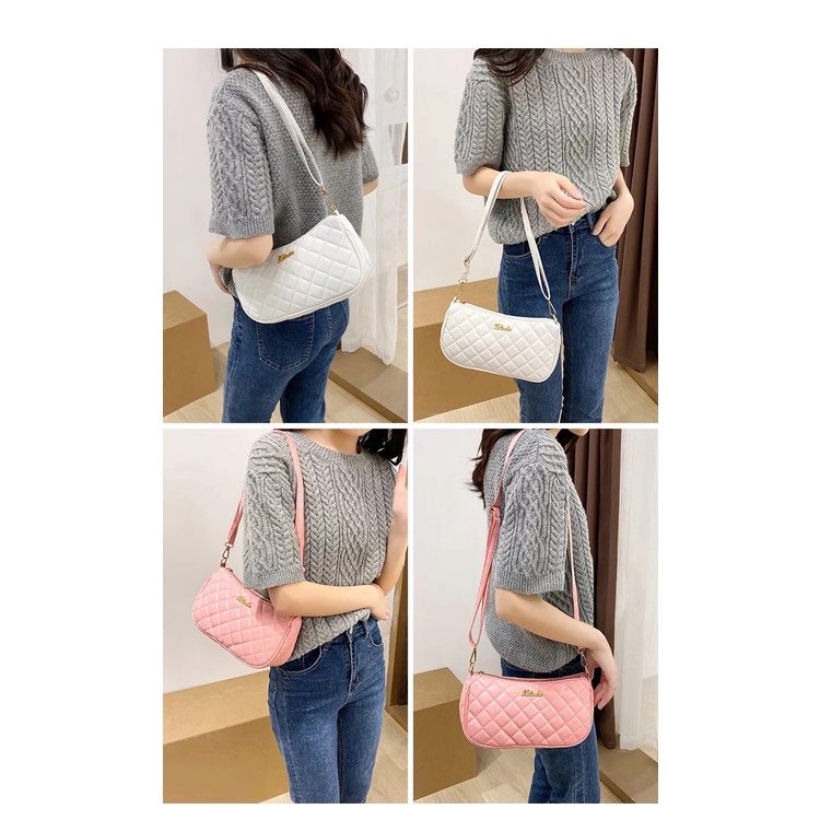 Super Sale 2023 New Tas Selempang Wanita Mewah Mini Kulit Bordir Fashion Korea Terbaru