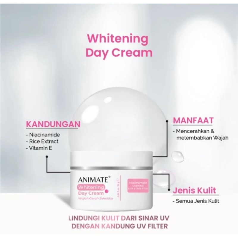 [ SUPER SALE ] ANIMATE INSTANT WHITENING PAKET 5IN1