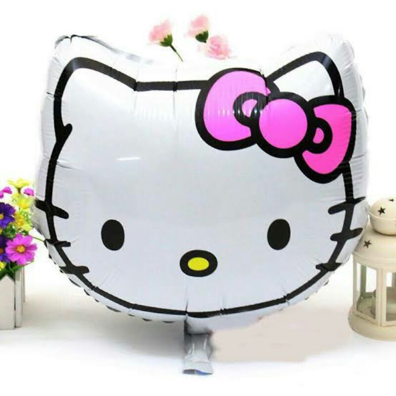 BALON FOIL HELLO KITTY/BALON HELLO KITTY BULAT/BALON MUKA HELLO KITTY/KEPALA HELLO KITTY