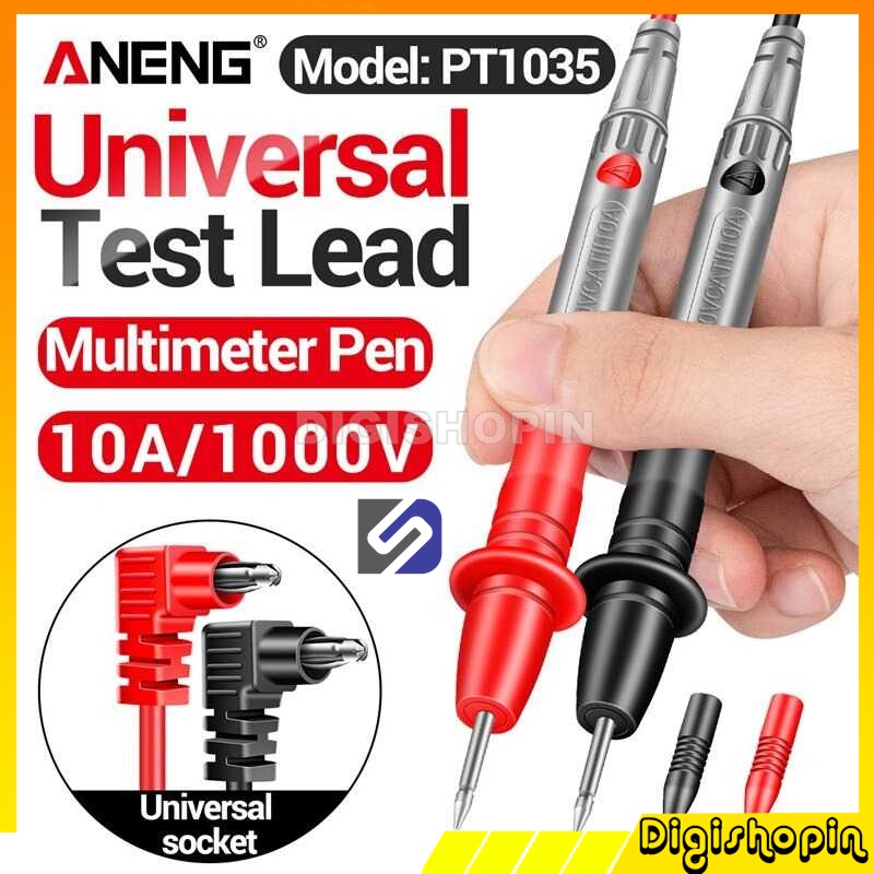 ANENG Kabel Multimeter Test Pen Test Lead Universal Socket 10A 1000V