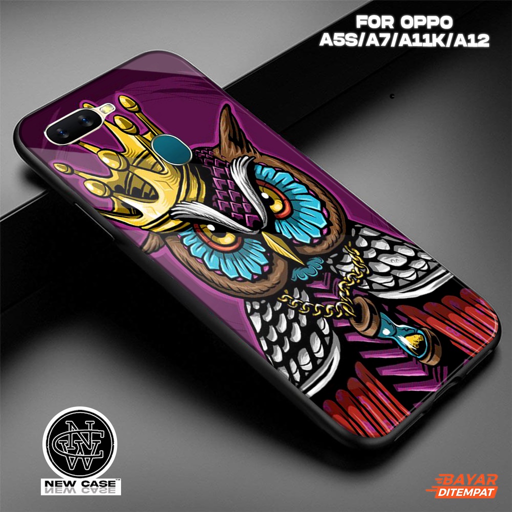 Case OPPO A5S/A7/A11K/A12 - Casing OPPO A5S/A7/A11K/A12 Terbaru 2022 Case lord case14 [ case OWL ] S