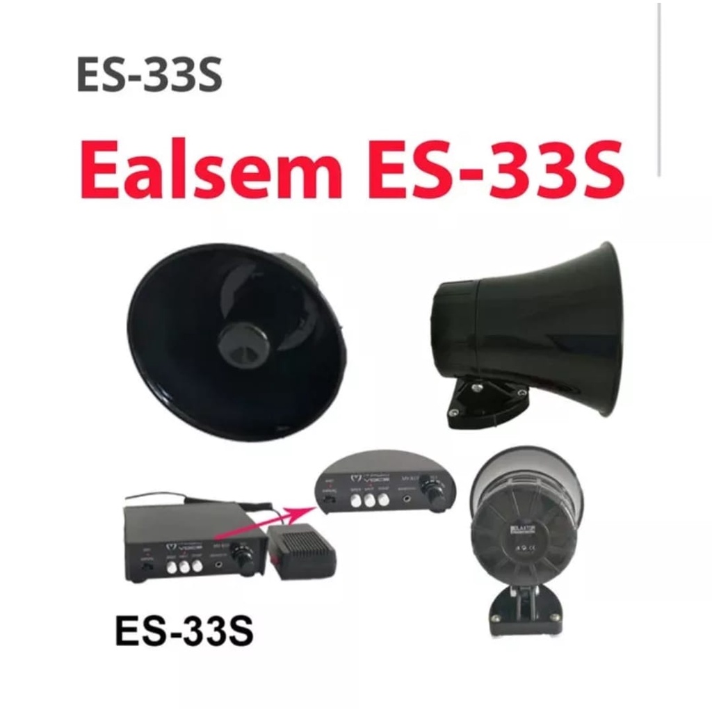 EALSEM ES 33S ES33S TOA SPEAKER DAGANG KELILING AKI ACCU REKAM SUARA