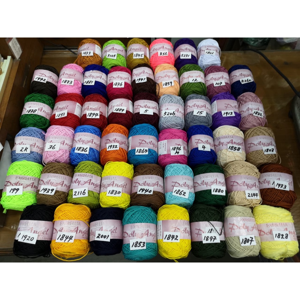 Benang Rajut / Crochet Excellia - Poly Angel polyangel - A ( /PCS )