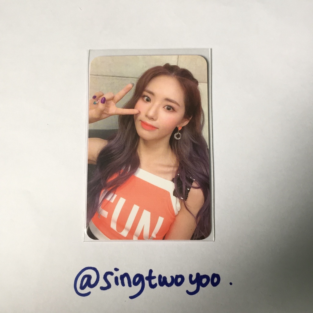FROMIS_9 PHOTOCARD OFFICIAL (ALBUM FUN FACTORY) (JIWON; JIHEON)