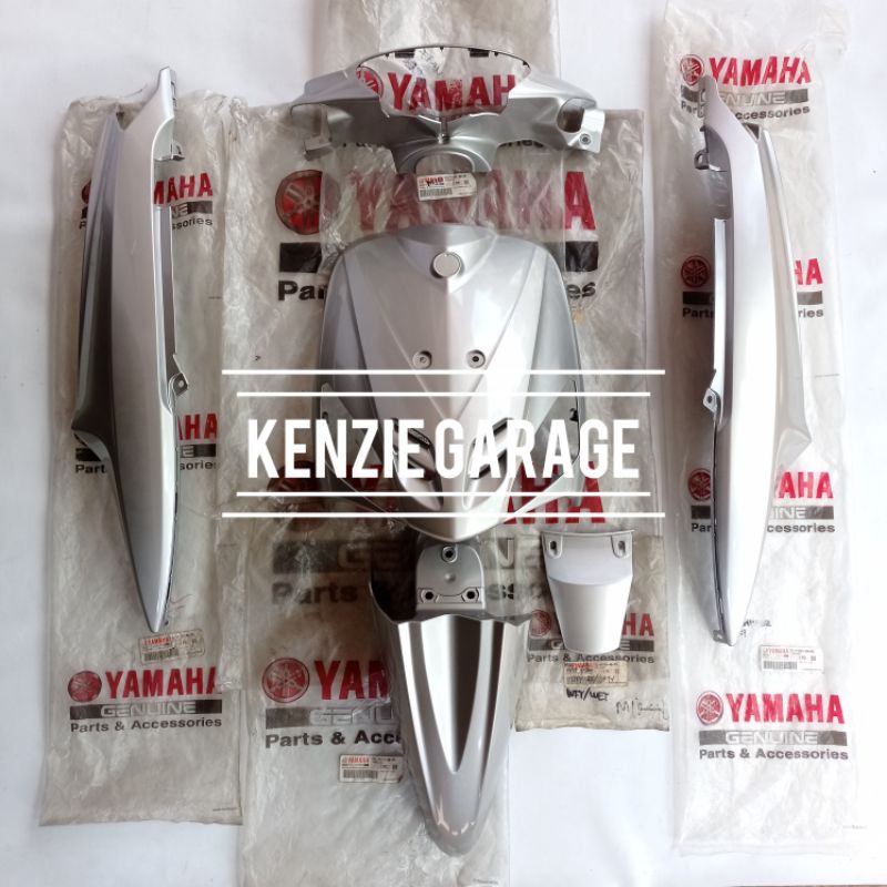 Cover Body Fullset Mio Old Lama Sporty Silver Original YGP
