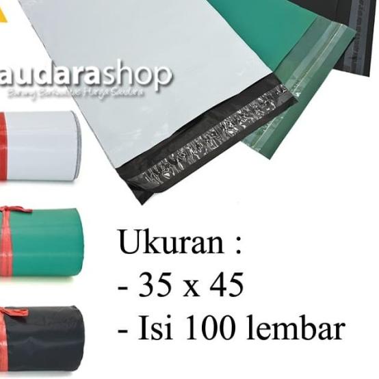 

Polymailer Ekonomis 35x45 (100pcs) / Plastik Packing Online 35x 45 - HijauTua(dof)