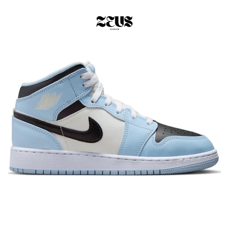 NIKE AIR JORDAN 1 MID ICE BLUE GS ORIGINAL