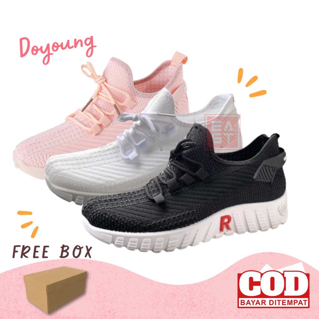 Sepatu Doyoung Sneakers Kanvas Wanita Casual Import Sport Shoes Original